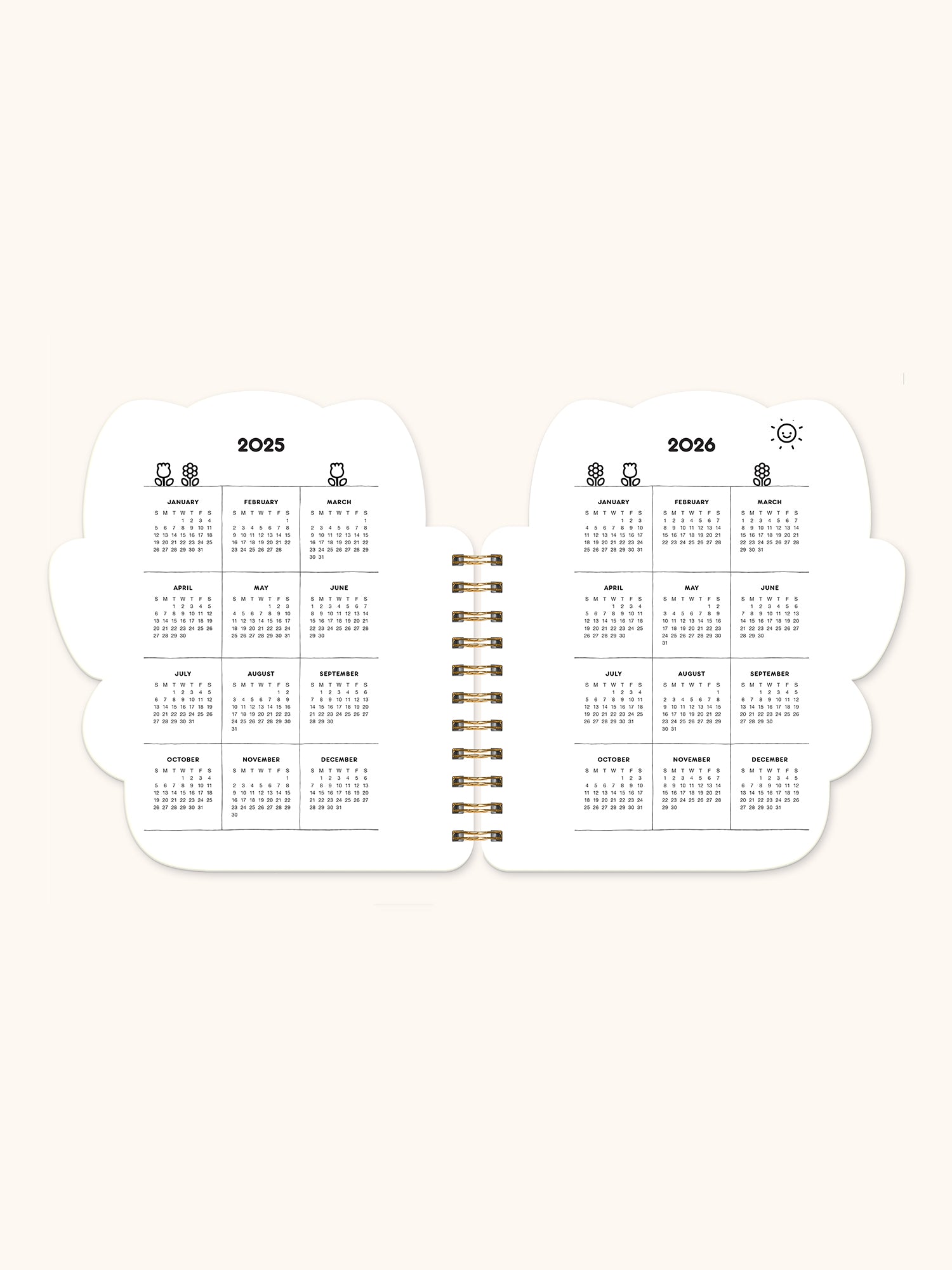 2026 Hello Kitty Playful Pink Die-Cut Weekly Planner