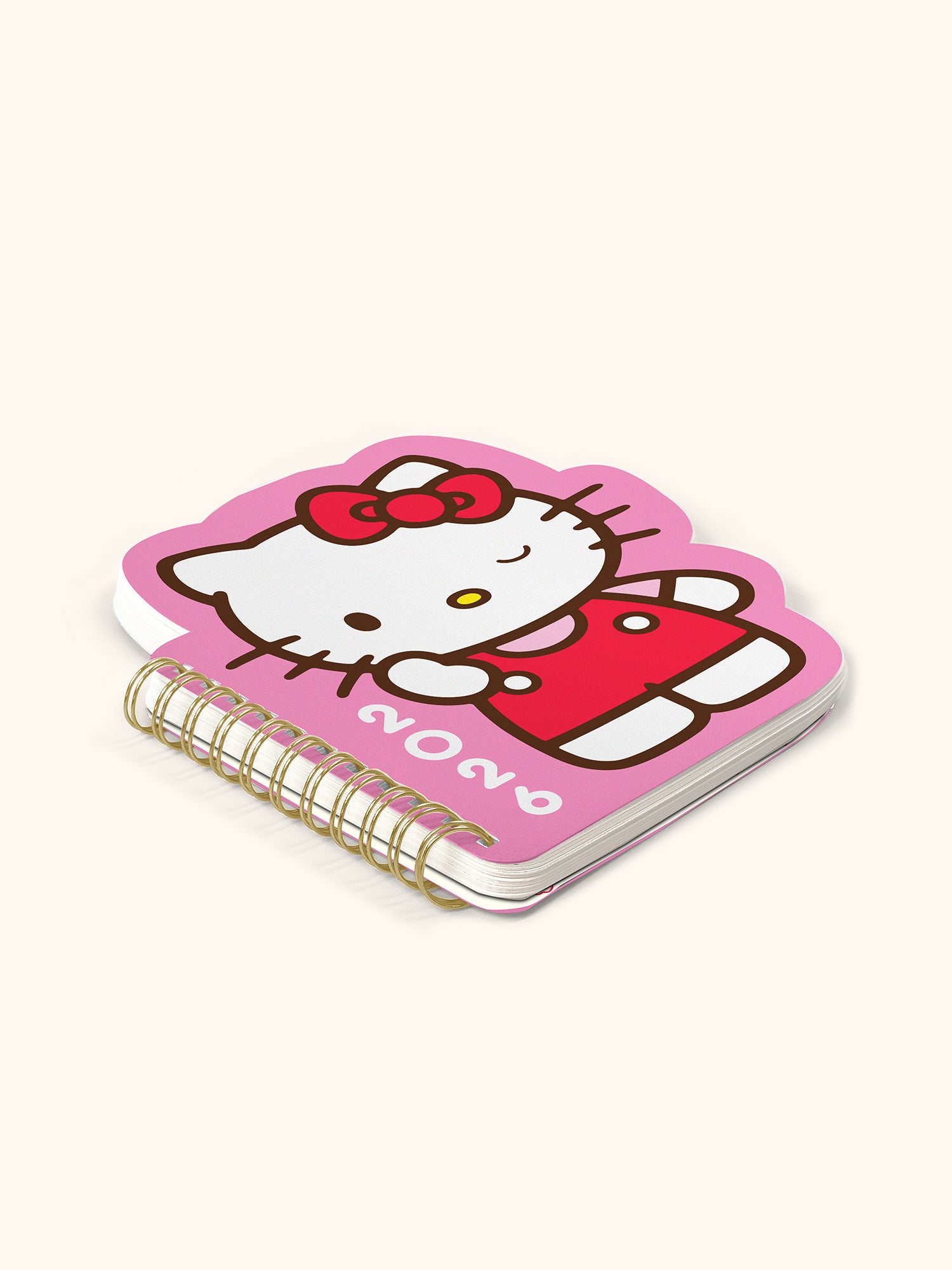 2026 Hello Kitty Playful Pink Die-Cut Weekly Planner