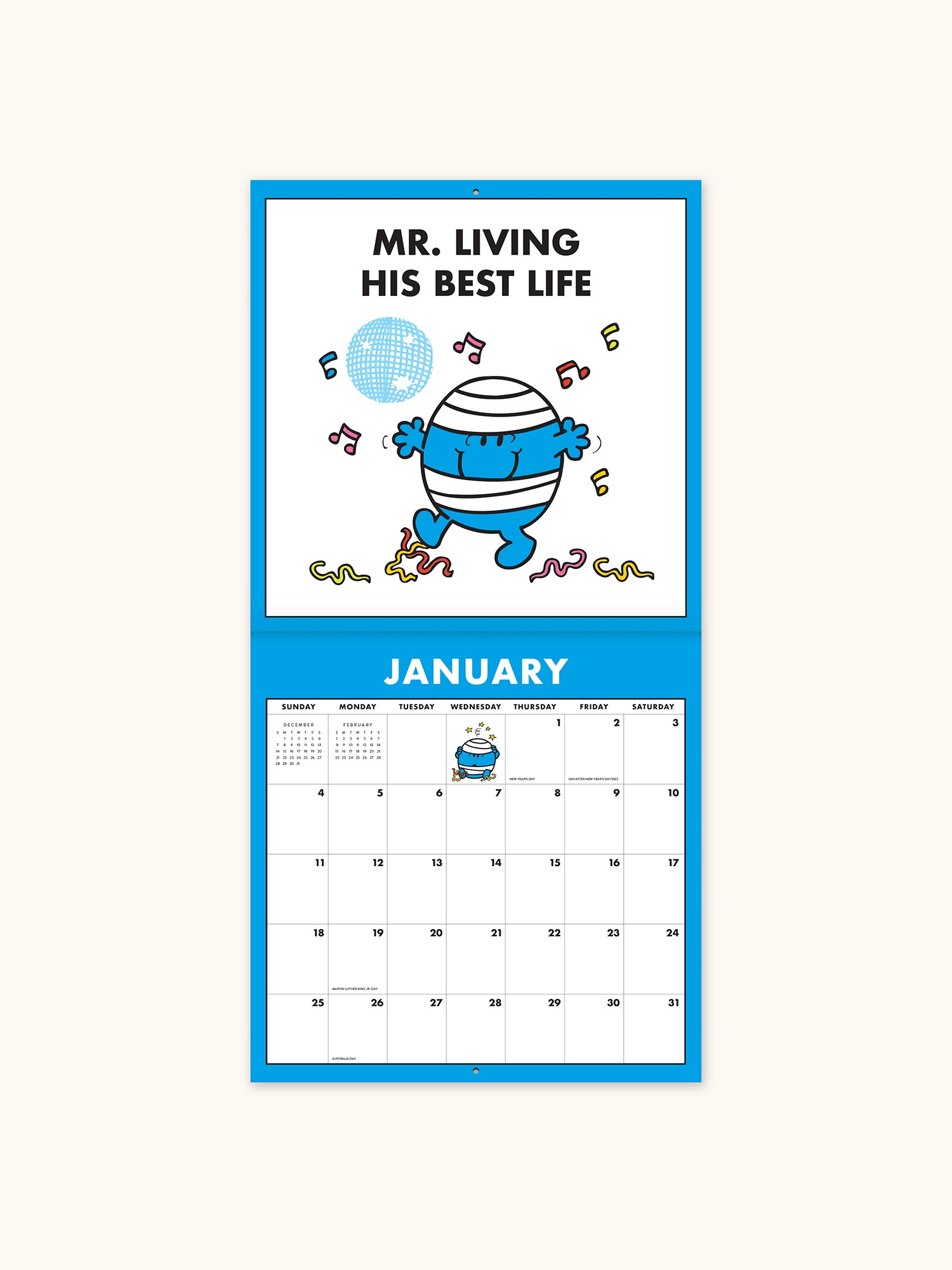 2026 Mr. Men Little Miss 12" x 12" Wall Calendar