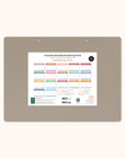 2026 Color Block Decorative Desk Blotter
