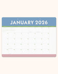 2026 Color Block Decorative Desk Blotter