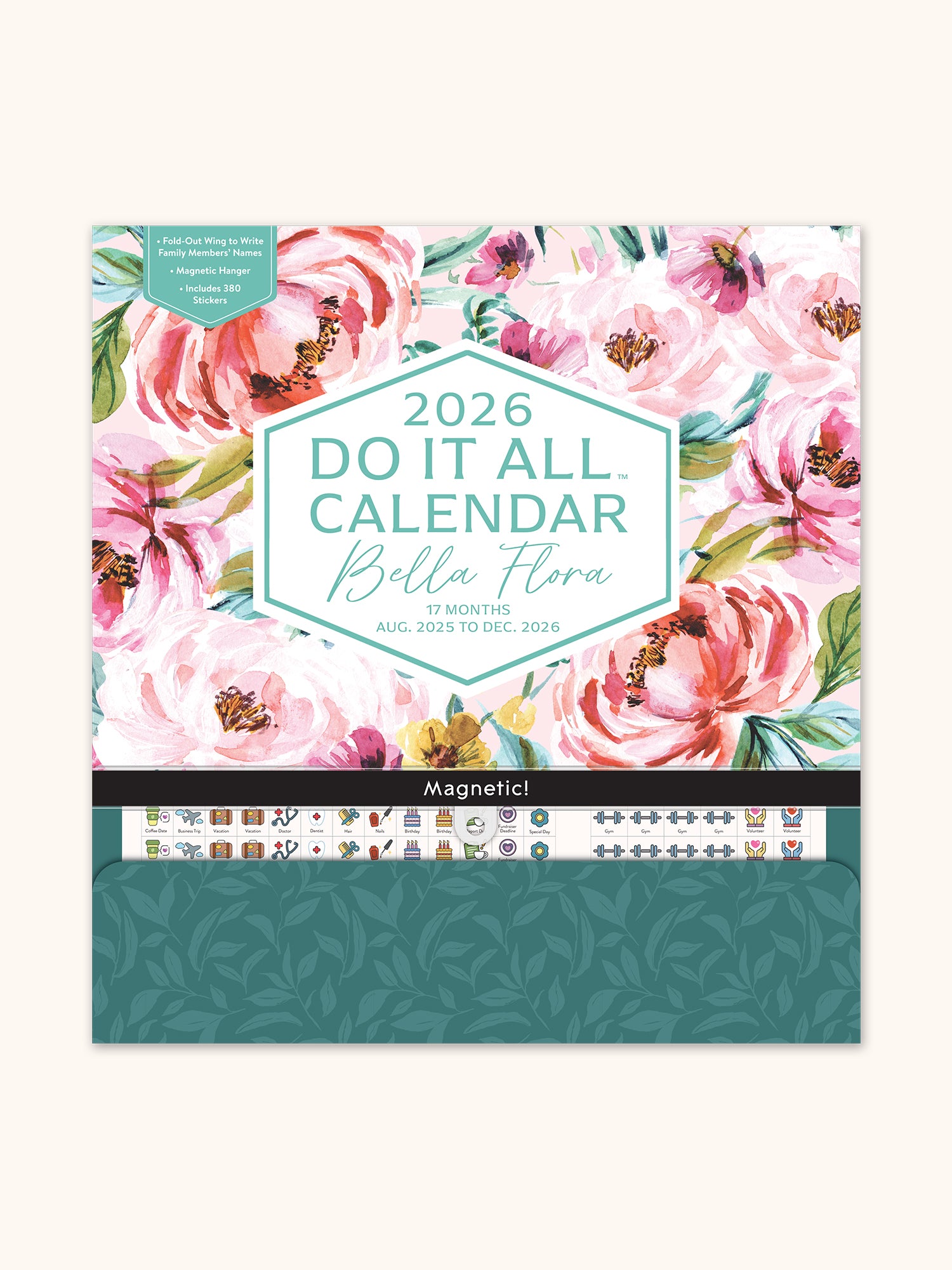 2026 Bella Flora Do It All Wall Calendar