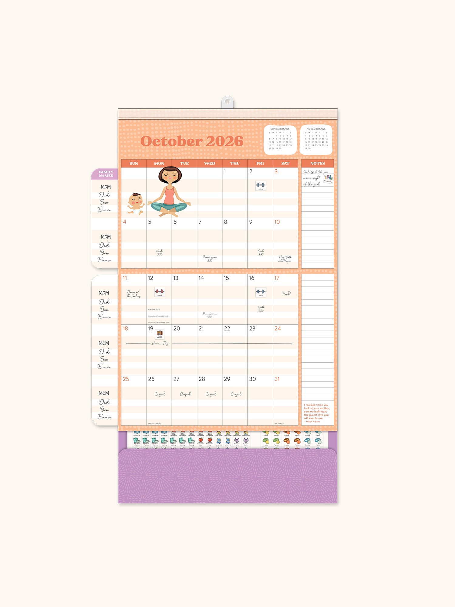 2026 Mom Do It All Wall Calendar