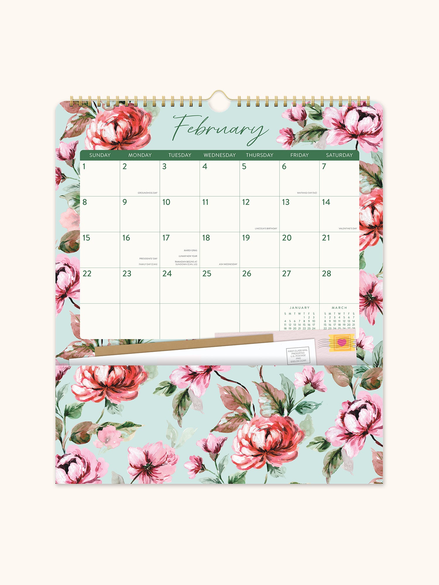 2026 Bella Flora Pockets Plus Calendar
