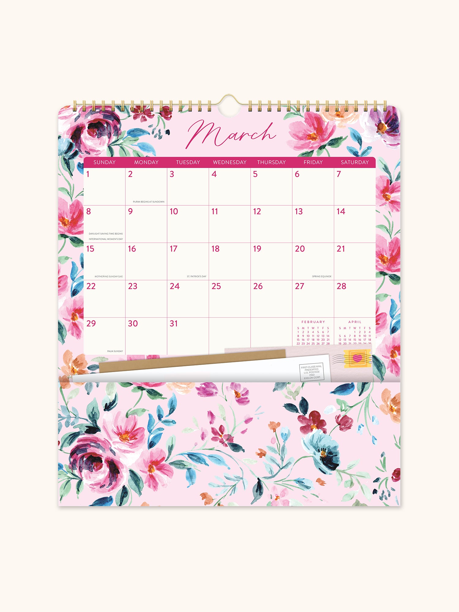 2026 Bella Flora Pockets Plus Calendar