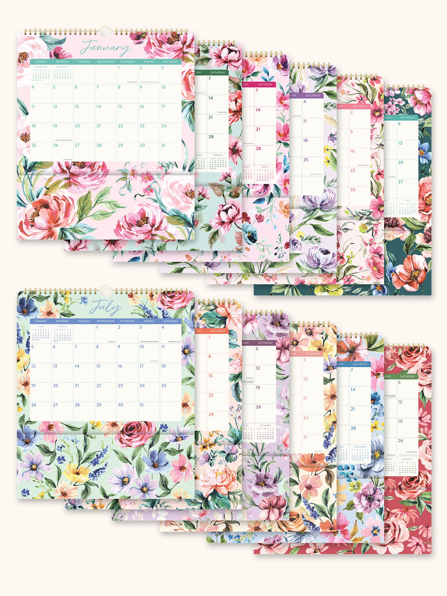2026 Bella Flora Pockets Plus Calendar