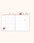2026 Squishmallows Squish Squad Just Right Monthly Planner with Enamel Charm Bookmark