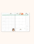 2026 Squishmallows Squish Squad Just Right Monthly Planner with Enamel Charm Bookmark