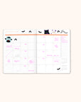 2026 Squishmallows Squish Squad Just Right Monthly Planner with Enamel Charm Bookmark