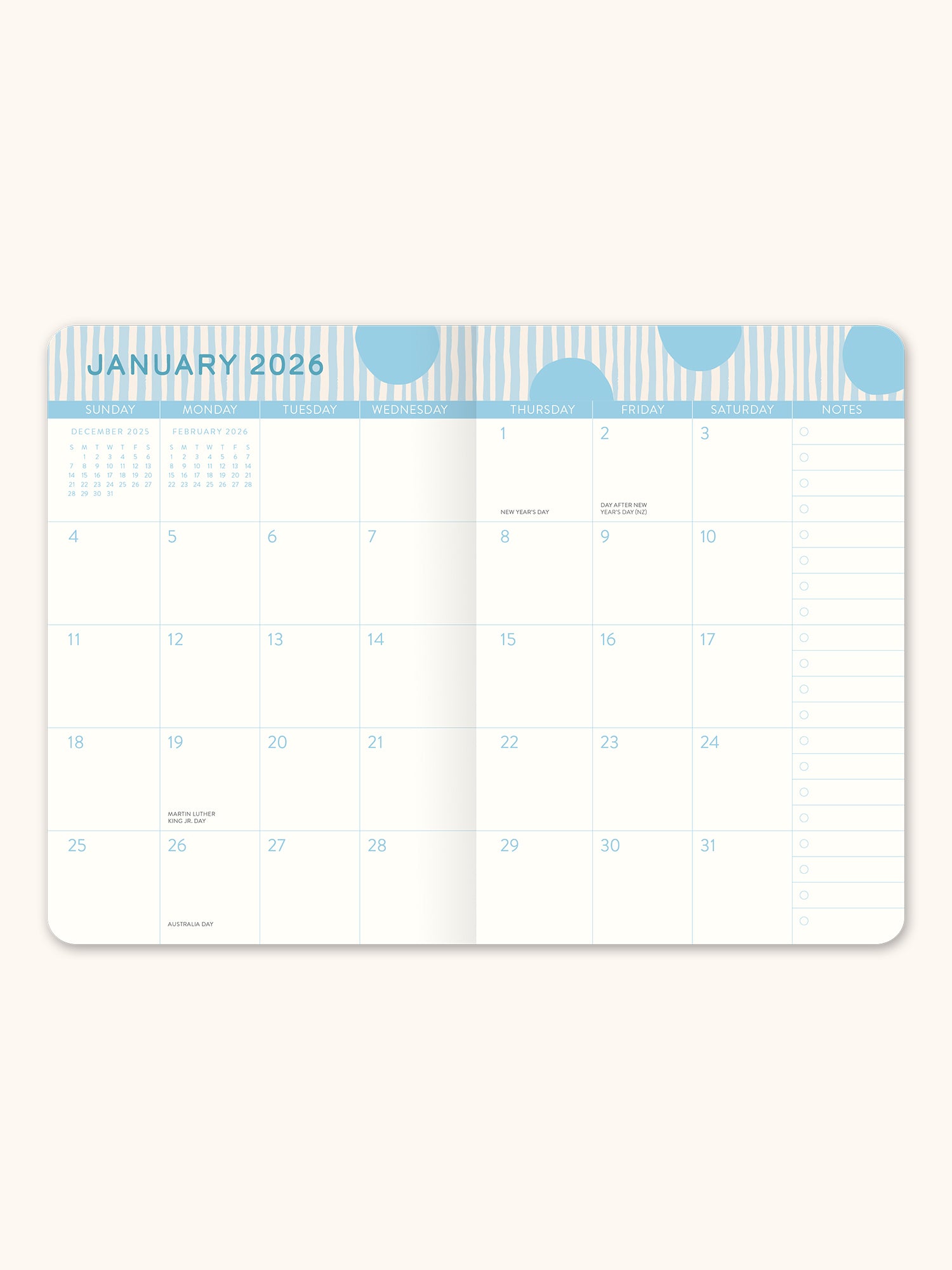 2026 Darling Dots Monthly Pocket Planner