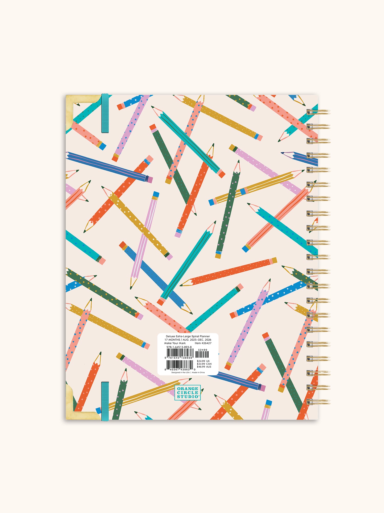 2026 Make Your Mark Deluxe Extra-Large Spiral Planner