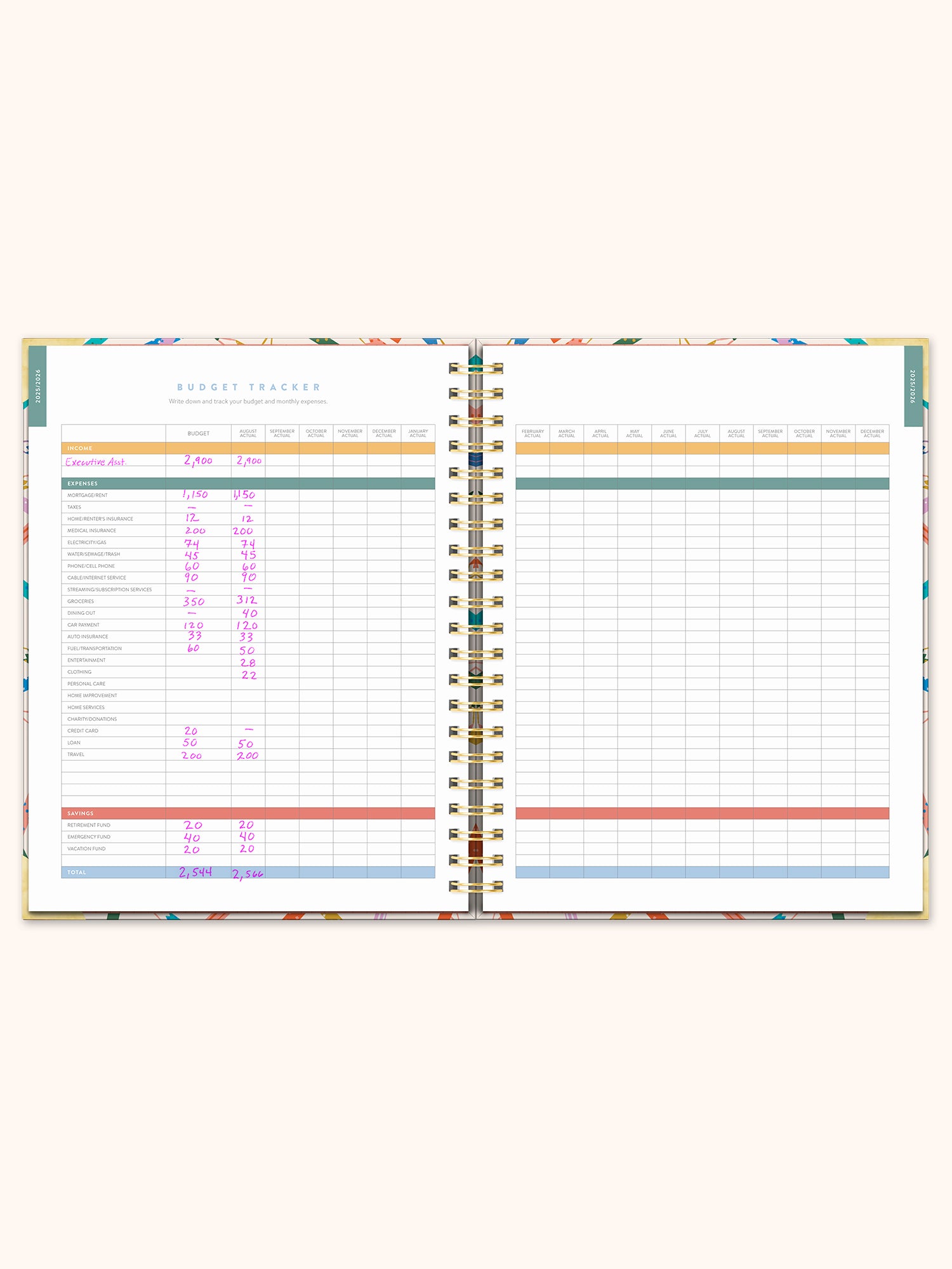 2026 Make Your Mark Deluxe Extra-Large Spiral Planner