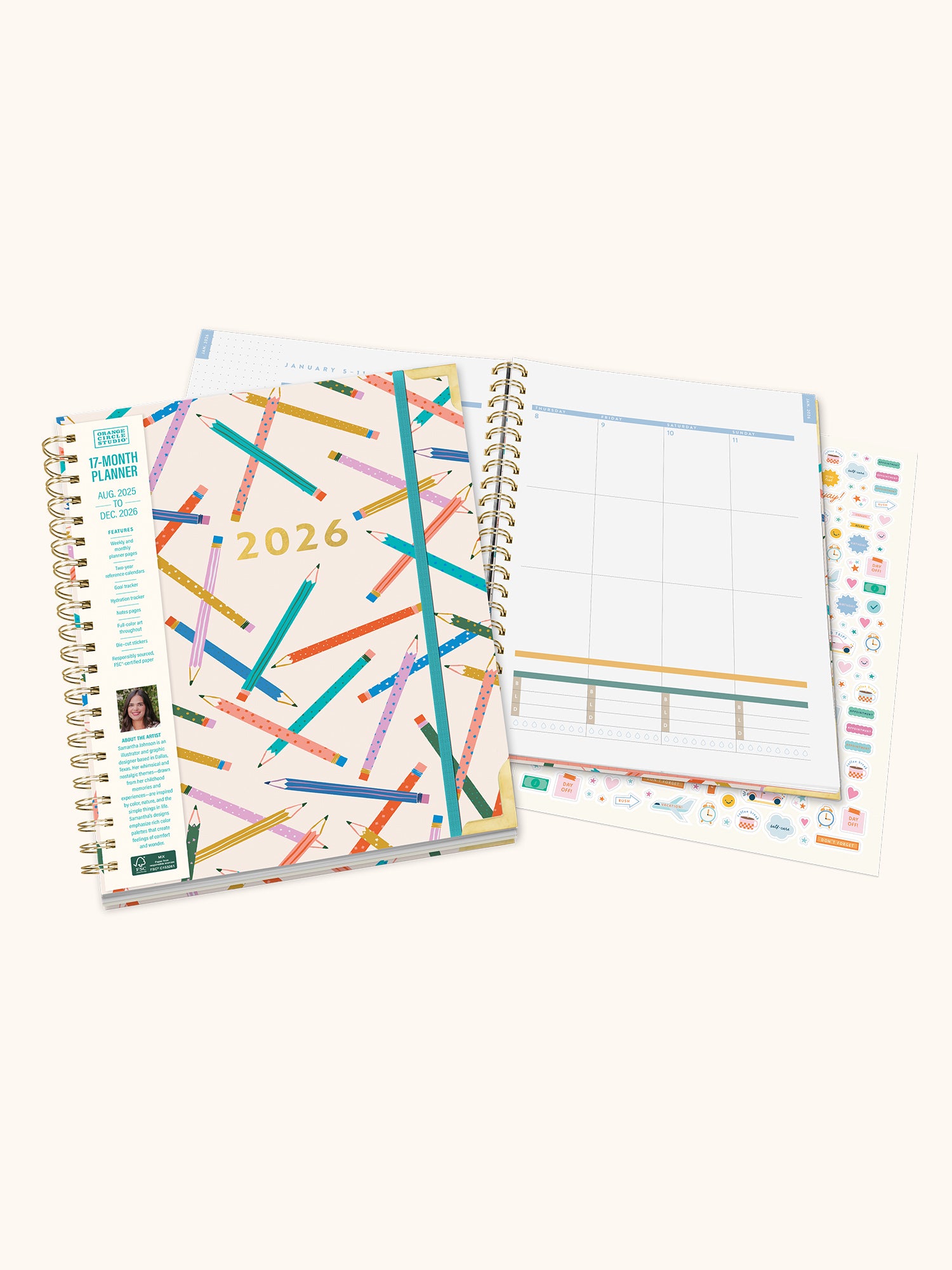 2026 Make Your Mark Deluxe Extra-Large Spiral Planner