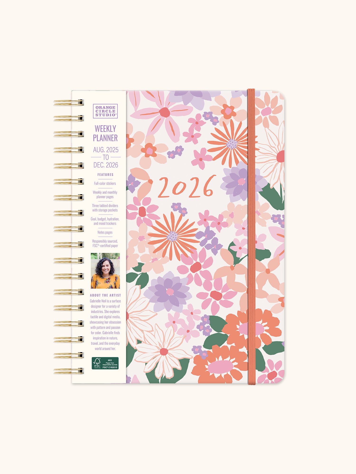 2026 Secret Garden Tri-Tab Planner
