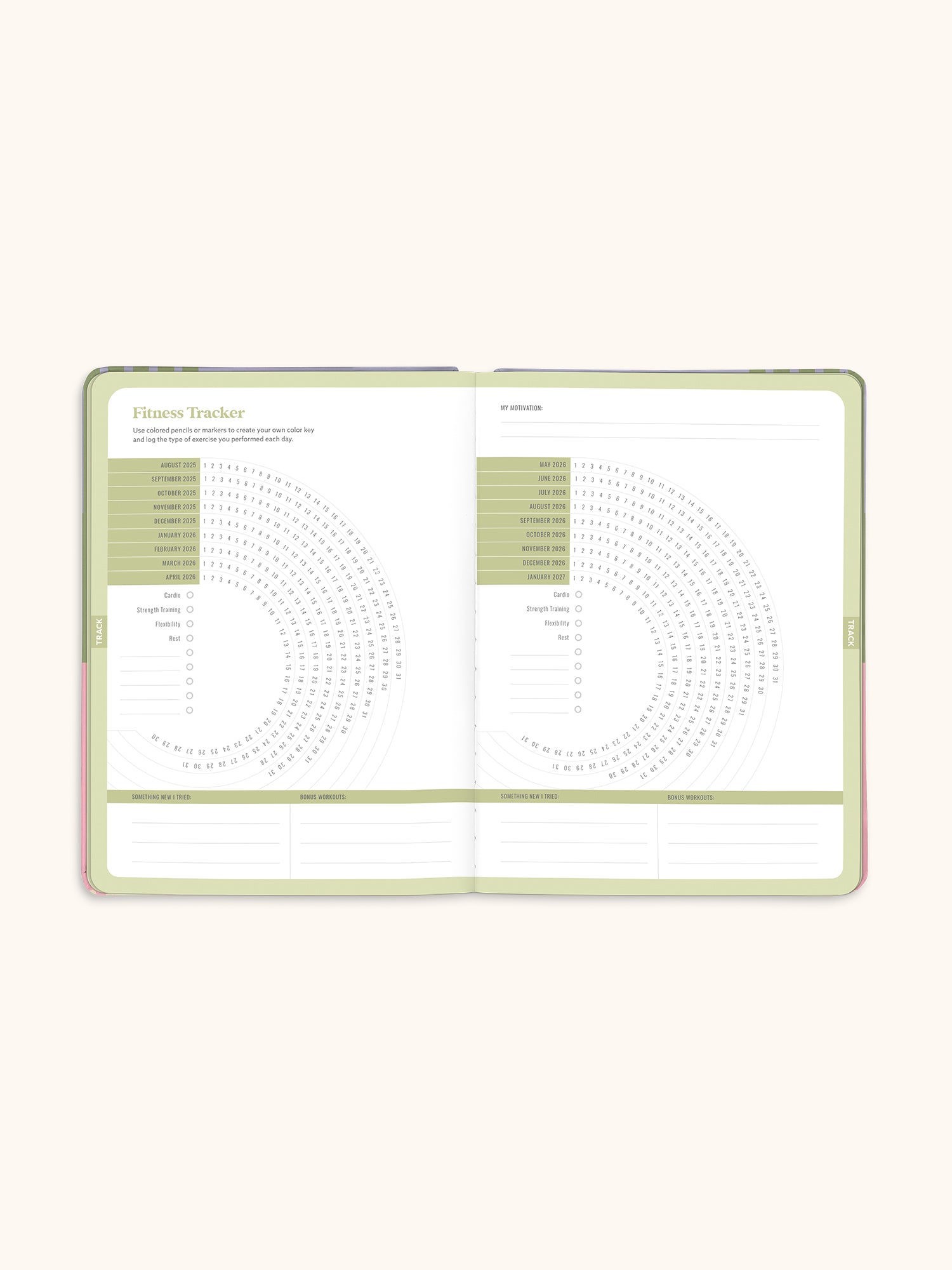 2026 Color Block Good Day Monthly Planner