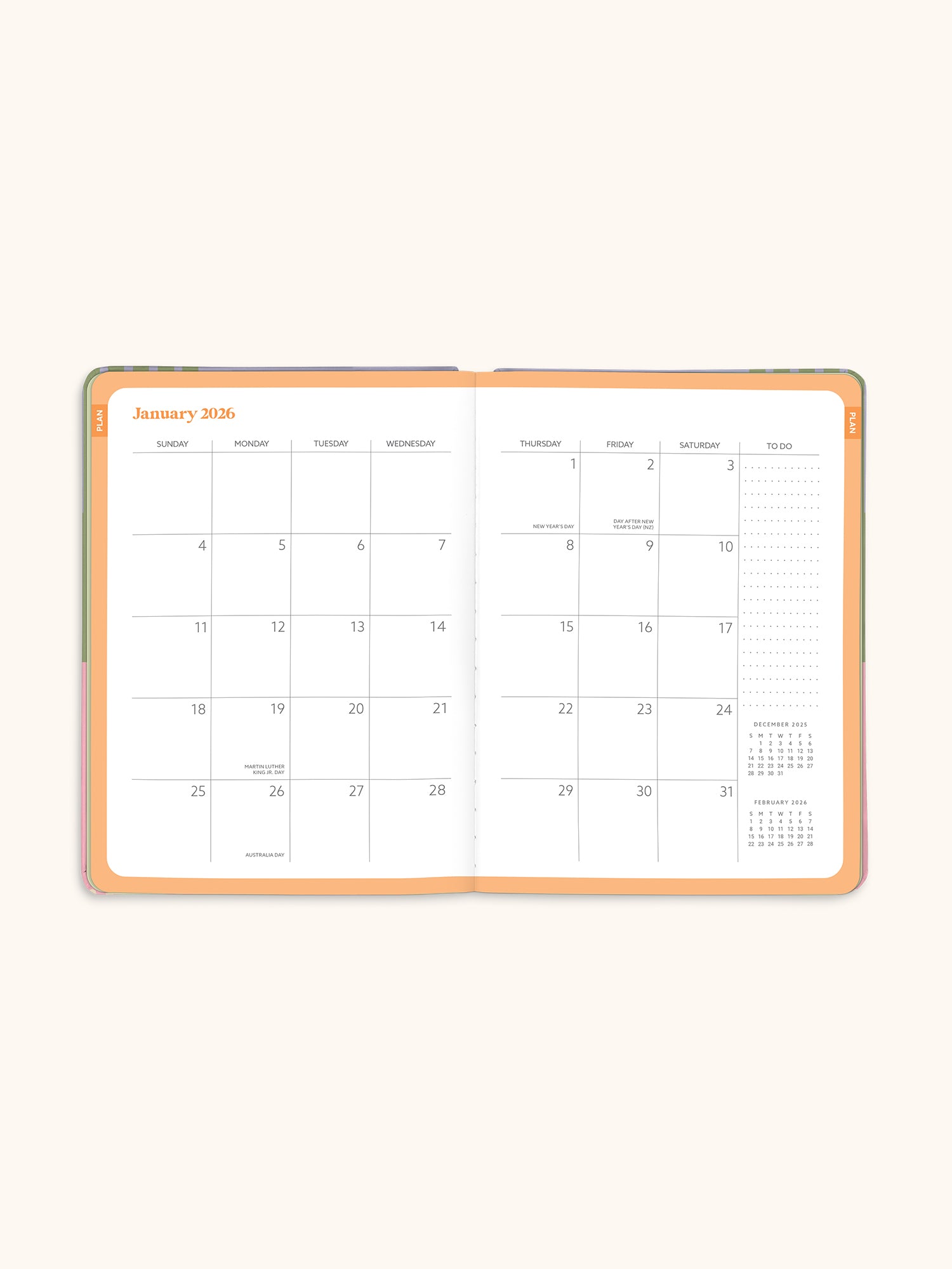 2026 Color Block Good Day Monthly Planner