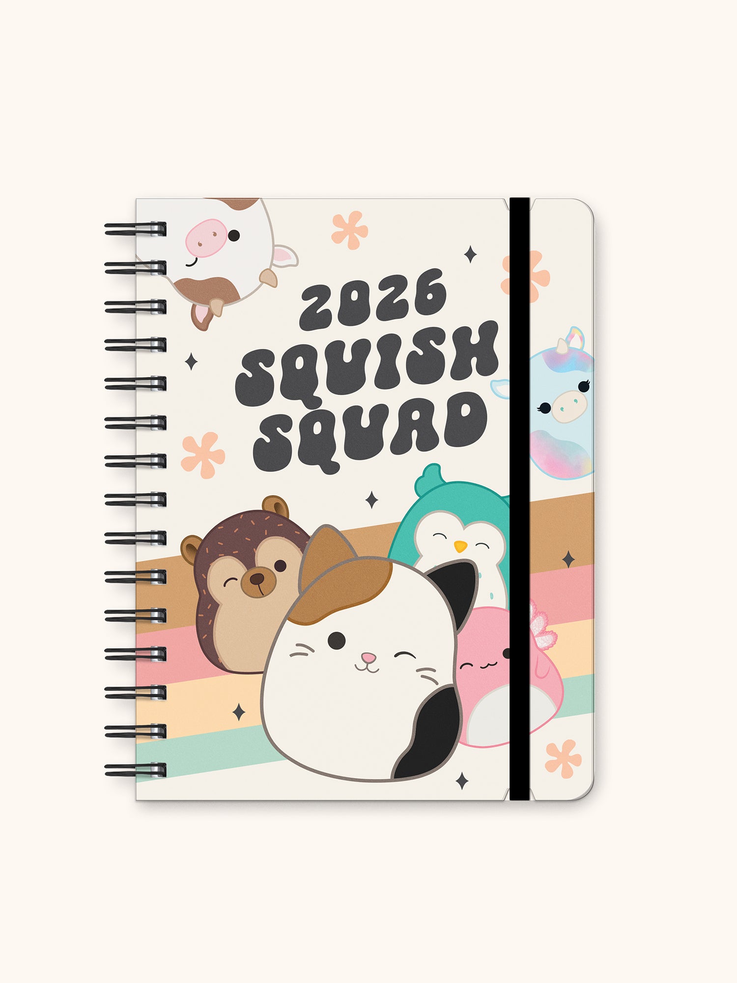 2026 Squishmallows Squish Squad Deluxe Compact Flexi Planner