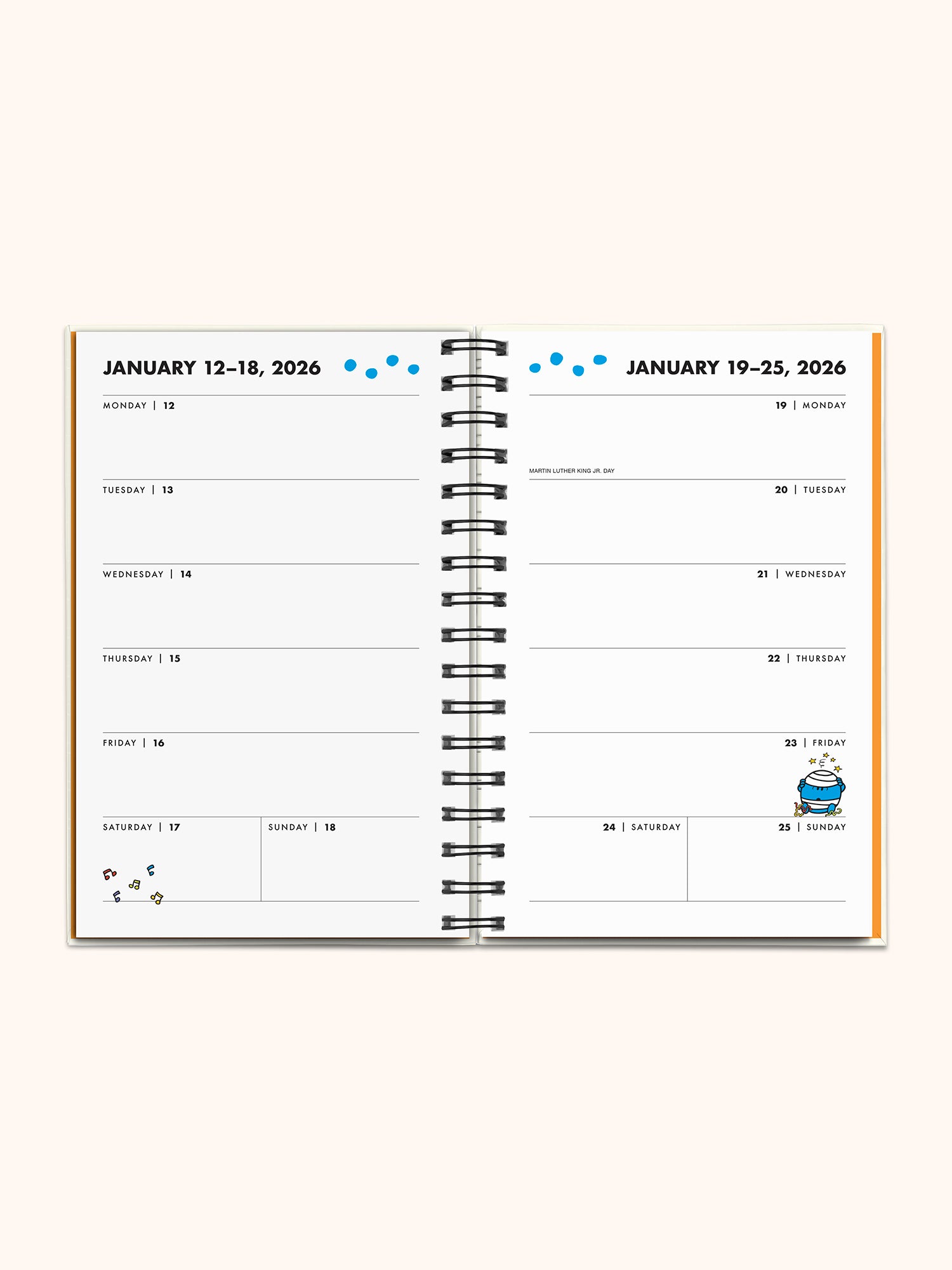 2026 Mr. Positive Thinking Chenille Patch Planner