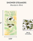 Mandarin Mint Shower Steamers