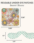 Beamin' Blooms Reusable Under-Eye Patches