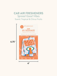 Spread Good Vibes Car Air Freshener