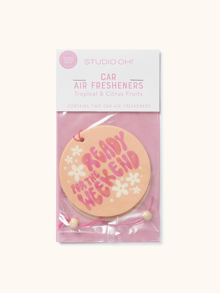 Ready for the Weekend Car Air Freshener