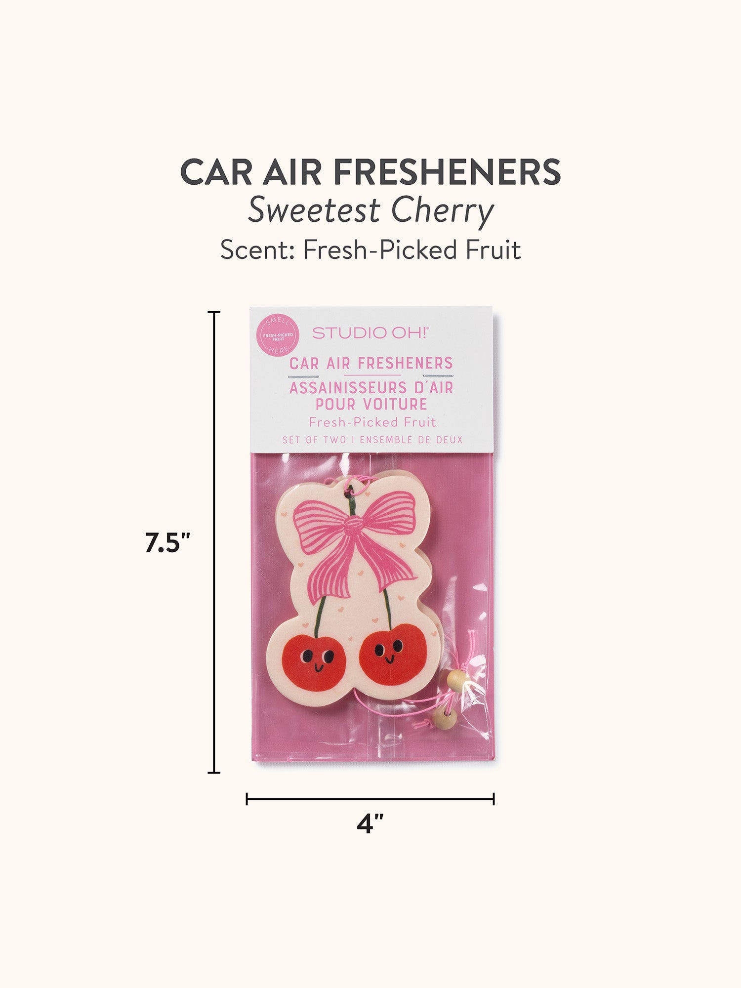 Sweetest Cherry Car Air Freshener