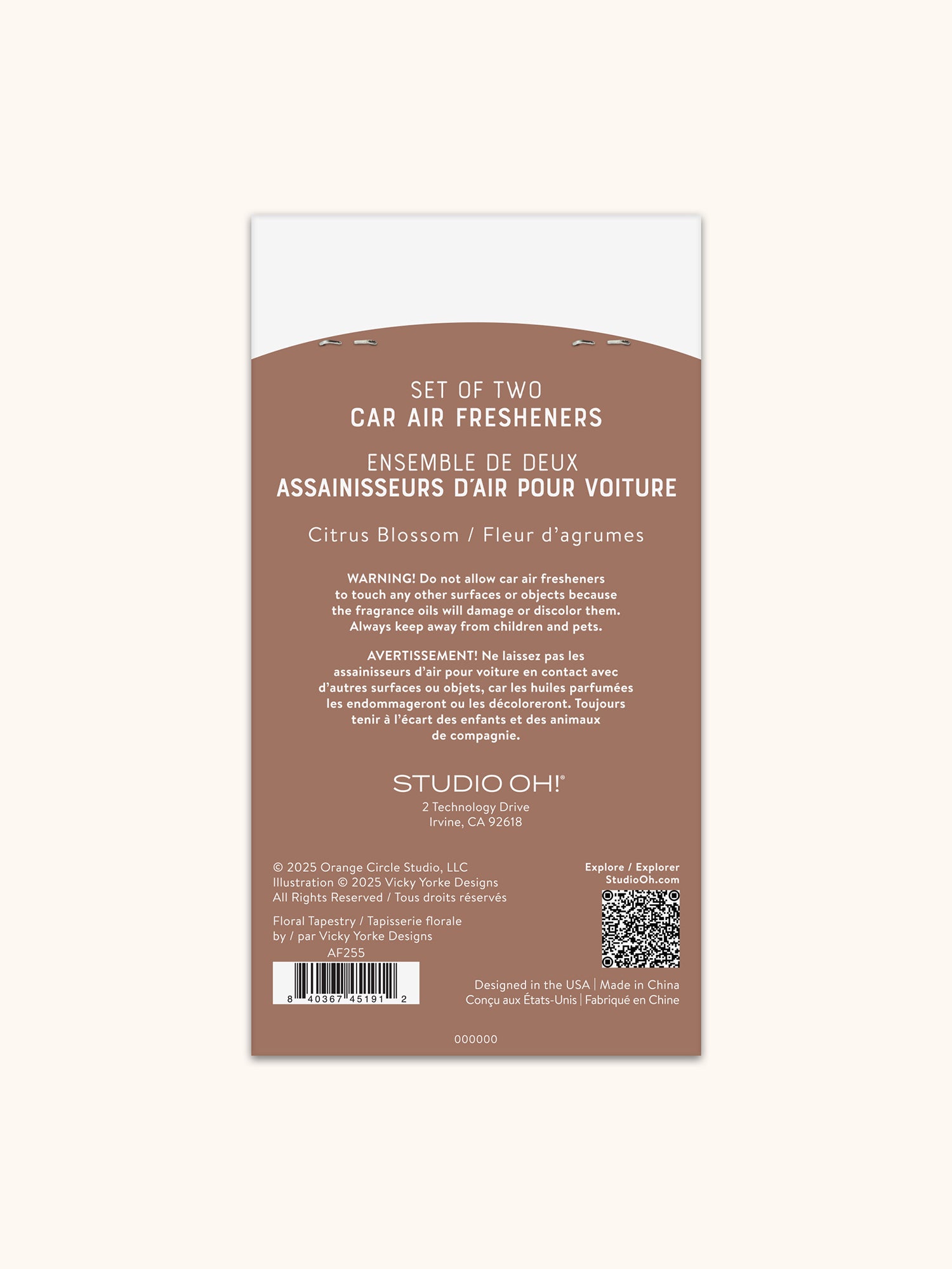 Floral Tapestry Car Air Freshener