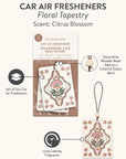 Floral Tapestry Car Air Freshener