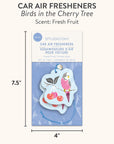 Birds in the Cherry Tree Car Air Freshener