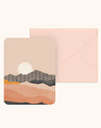 Sun on the Horizon Artisan Note Cards