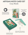 Cozy Reads Artisan Note Card Set