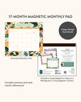 2026 Fruit & Flora Magnetic Monthly Pad