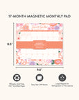 2026 Secret Garden Magnetic Monthly Pad