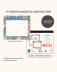 2026 Secret Garden Magnetic Monthly Pad