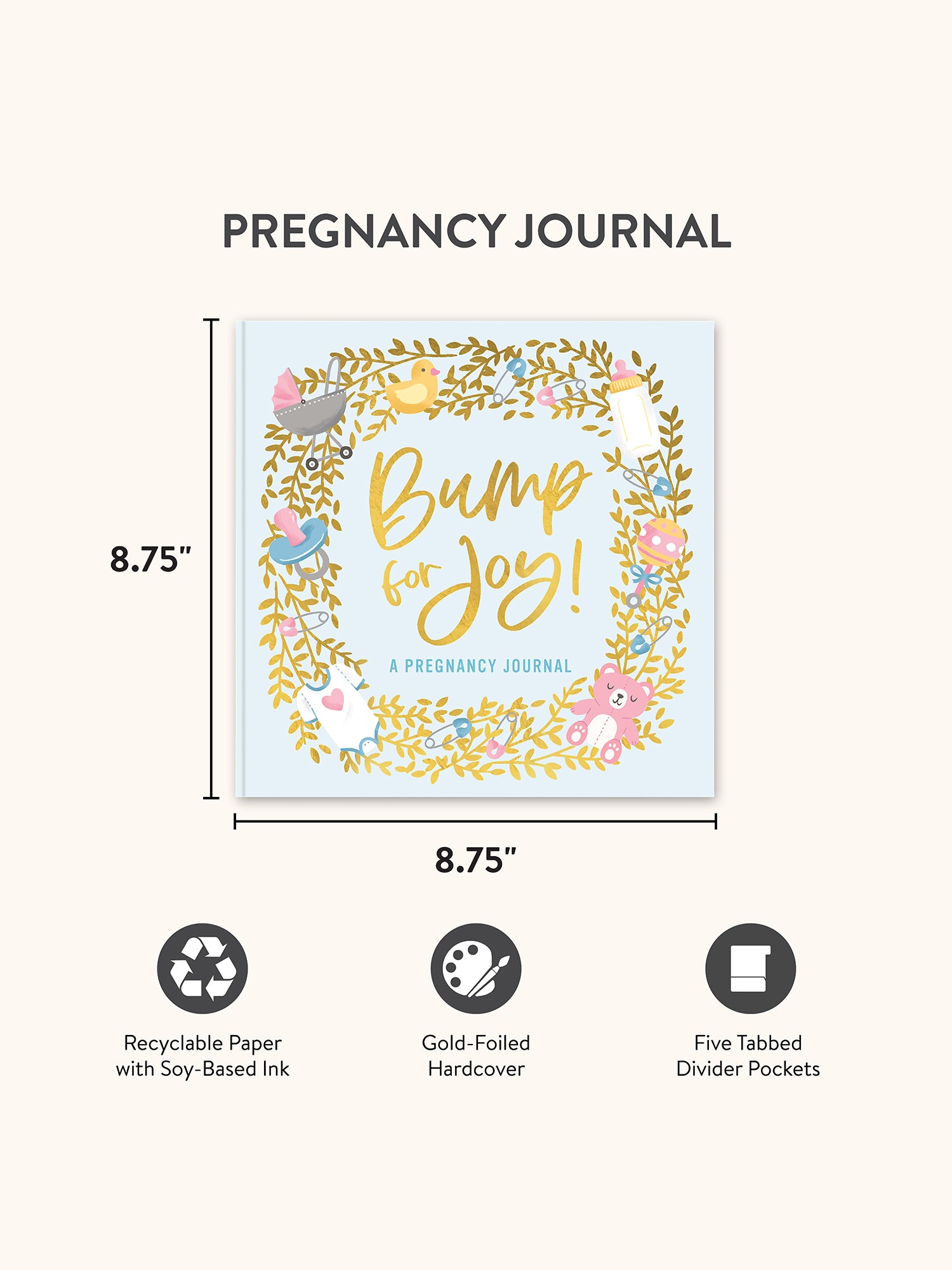 Bump For Joy Guided Journal (Blue) – Studio Oh!