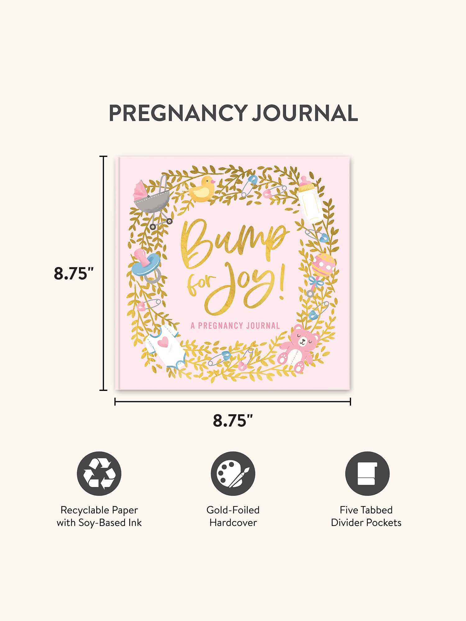 Bump For Joy Guided Journal (Pink) – Studio Oh!