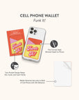 Funk It! Stick-On Cell Phone Wallet
