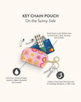 On the Sunny Side Key Chain Pouch