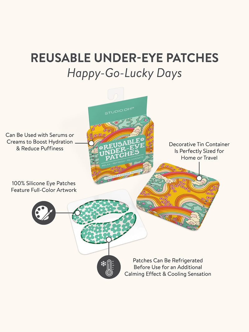 Happy Go Lucky Days Reusable Under-Eye Patches