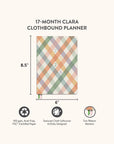 2026 As If Argyle Clara Clothbound Planner