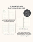 2026 As If Argyle Clara Clothbound Planner