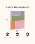 2026 Color Block Good Day Monthly Planner