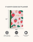 2026 Strawberry Love Good Day Monthly Planner