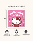 2026 Hello Kitty Playful Pink 12" x 12" Wall Calendar