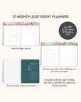 2026 Bella Flora Just Right Monthly Planner