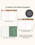 2026 Fruit & Flora Just Right Monthly Planner