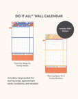 2026 Secret Garden Do It All Wall Calendar