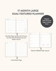 2026 Desert Taupe Large Dual-Textured Planner