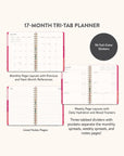 2026 Bella Flora Tri-Tab Planner
